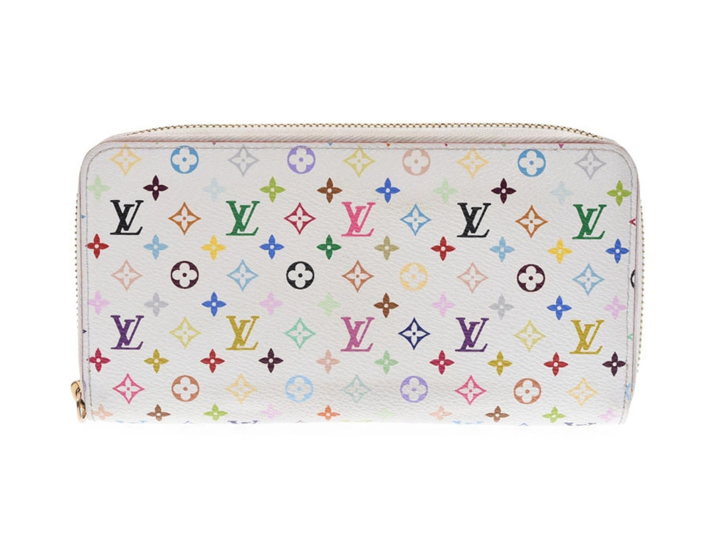 Louis Vuitton Pink Long Zippy White Wallet Leather Multicolor - Picture 2 of 8